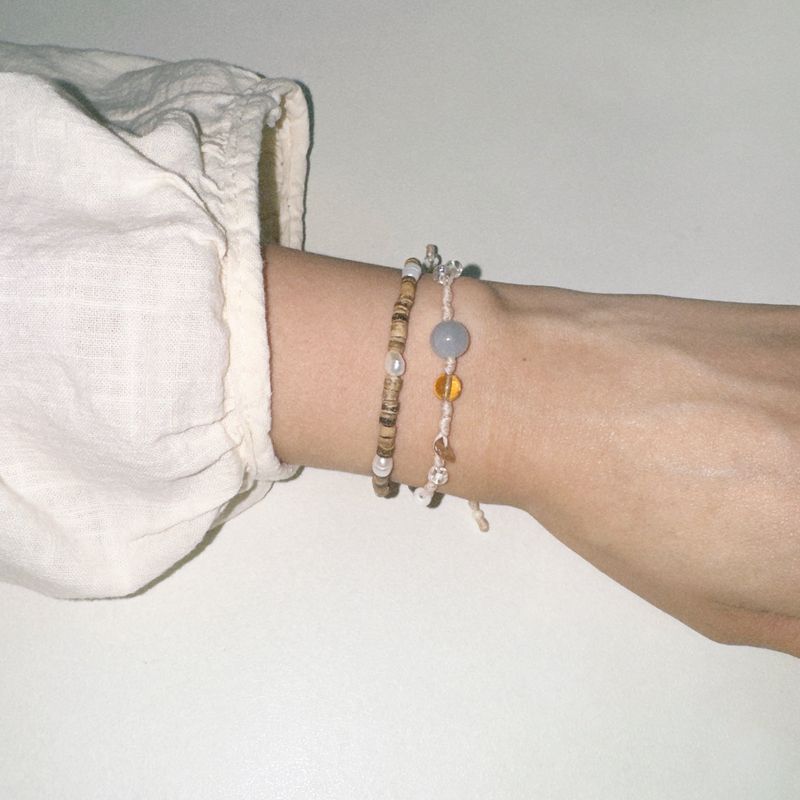 bubble bubble knot bracelet
