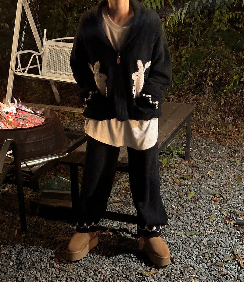 Rabbit sleeping pajamas home wear