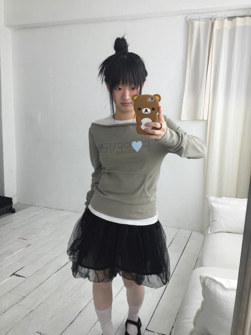 ミニシャボリュームスカート