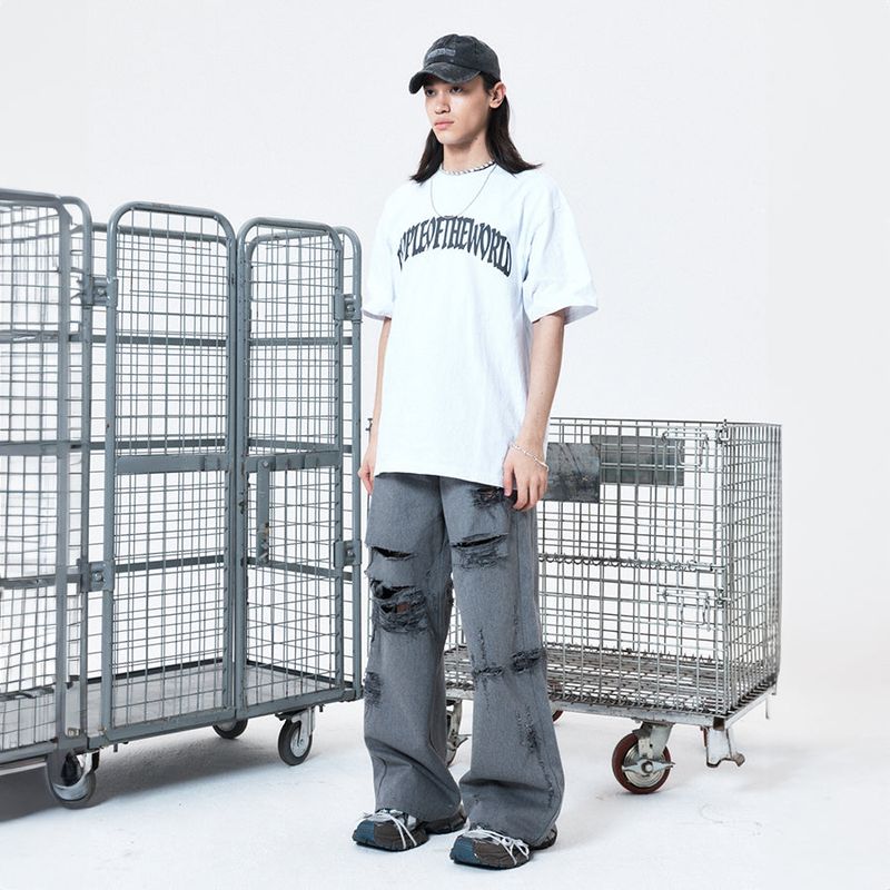 Archi logo Basic T-shirt (MELANGE GRAY)