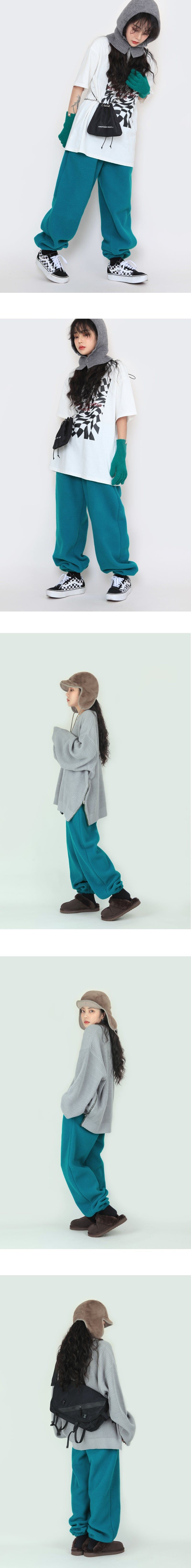 Puppy fleece jogger pants
