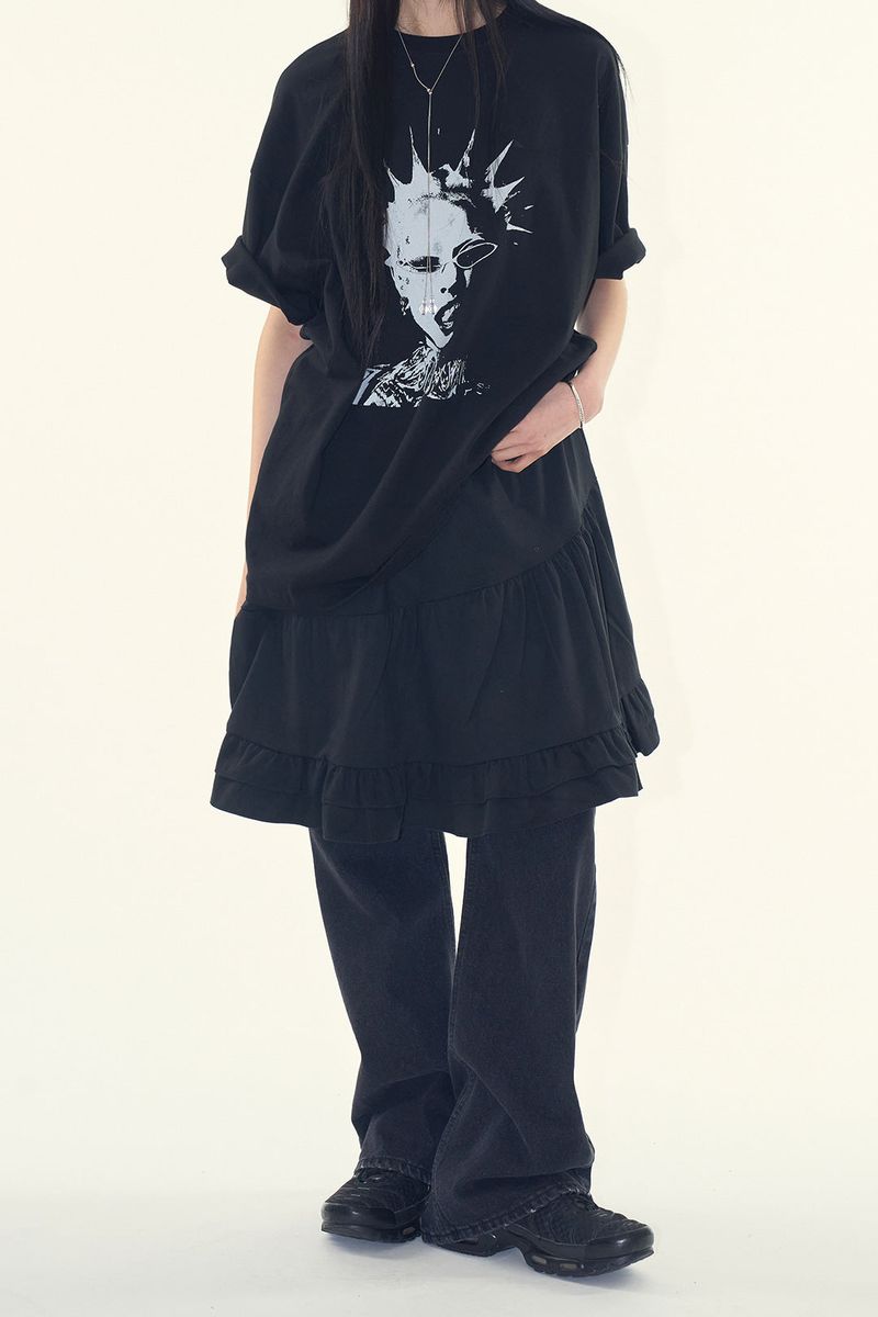 Raucohouse（ラウコハウス）の「Kivra unbalanced midi skirt（Skirts）」