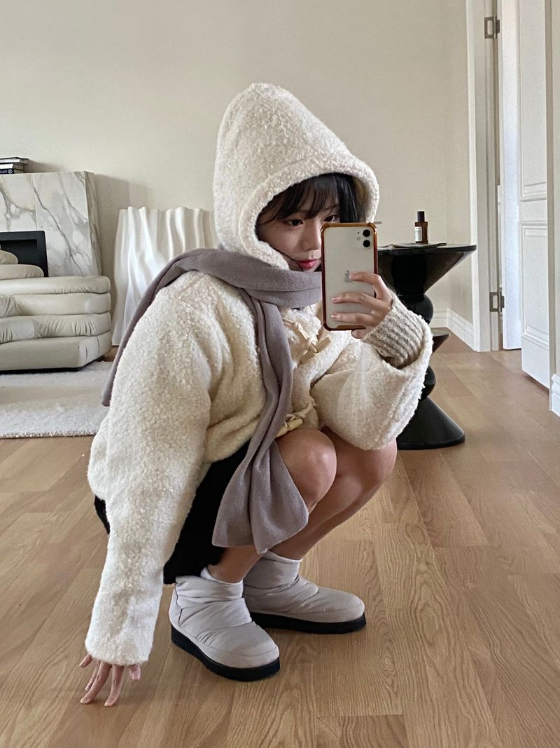 Emery short duffle coat
