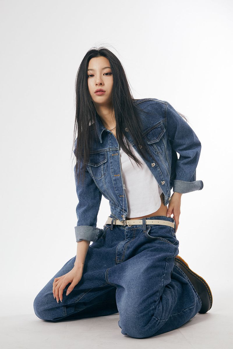 Raucohouse(ラウコハウス)の「Deva short denim trucker jacket(Jackets/Outerwear)」