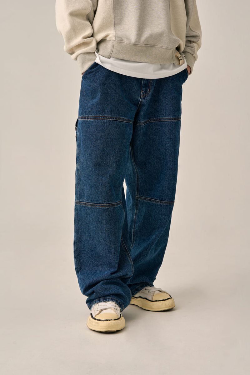 GUBIN（グビン）の「PATTERN LINE WORK PANTS（Pants）」