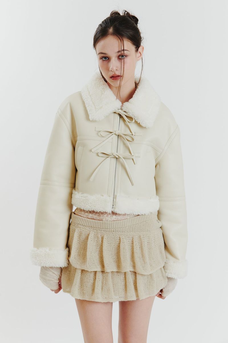 LUCY MUSTANG JACKET cream