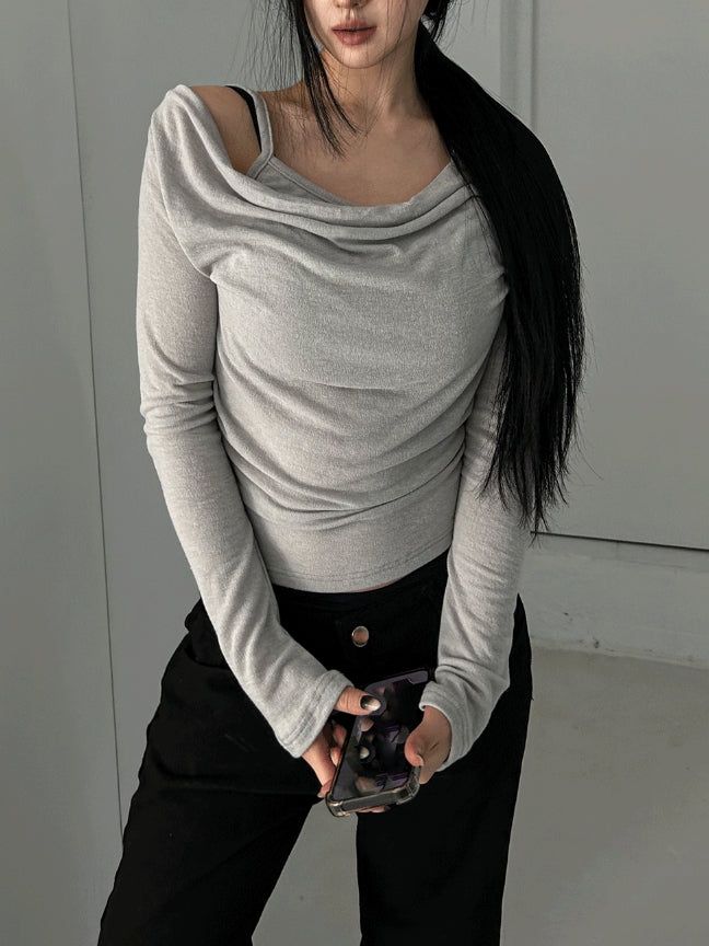 Soft Drape Slim Top