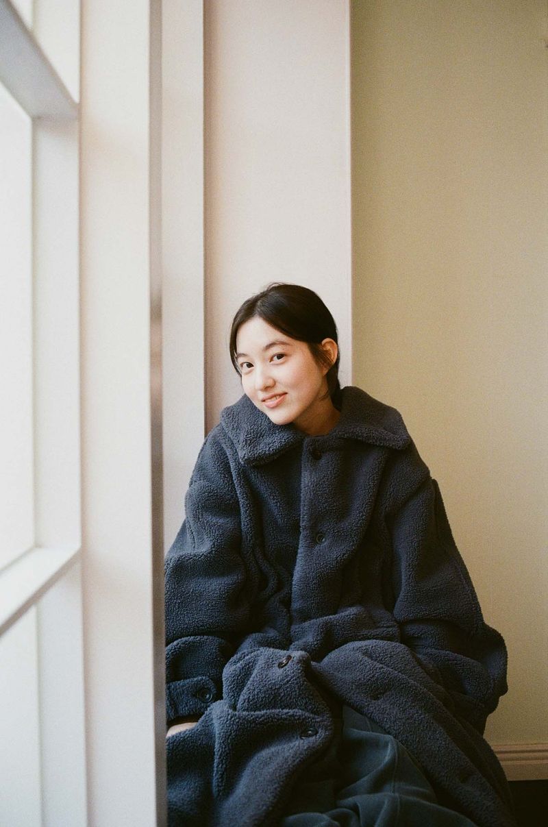 Teddy Fleece Coat (Charcoal)