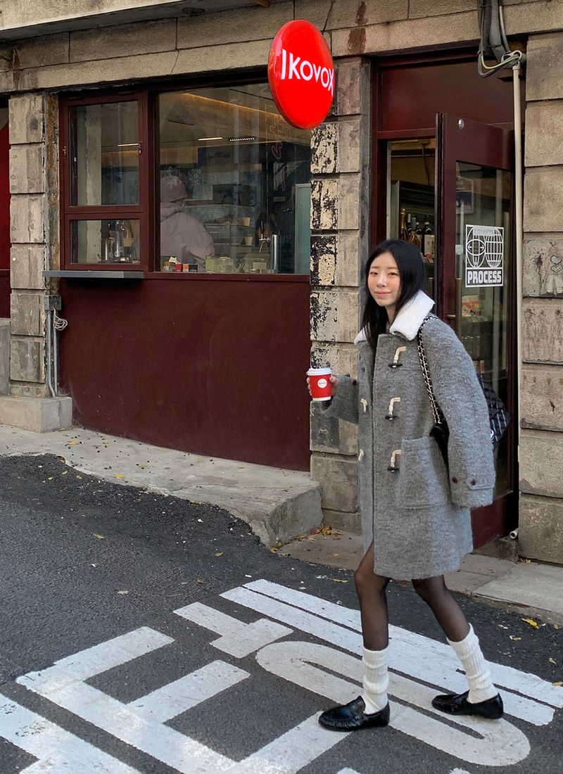 [MADE] ROIT WOOL ALPACA HANDMADE SHEARLING KARA COAT