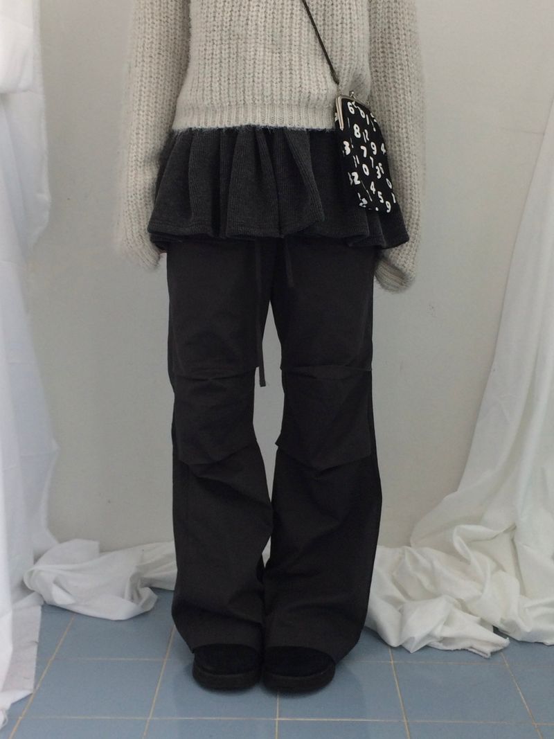 Shoulder collar loose knitwear