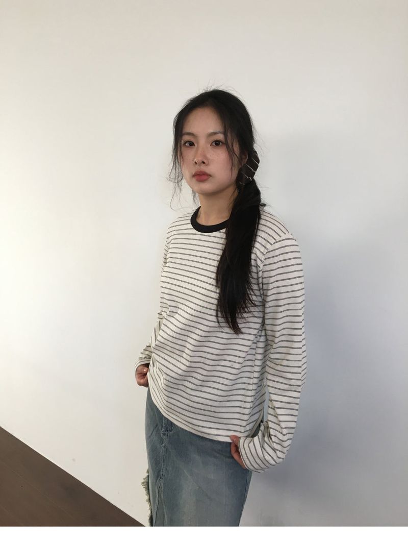 Linea Stripe Scrunchie (3color)