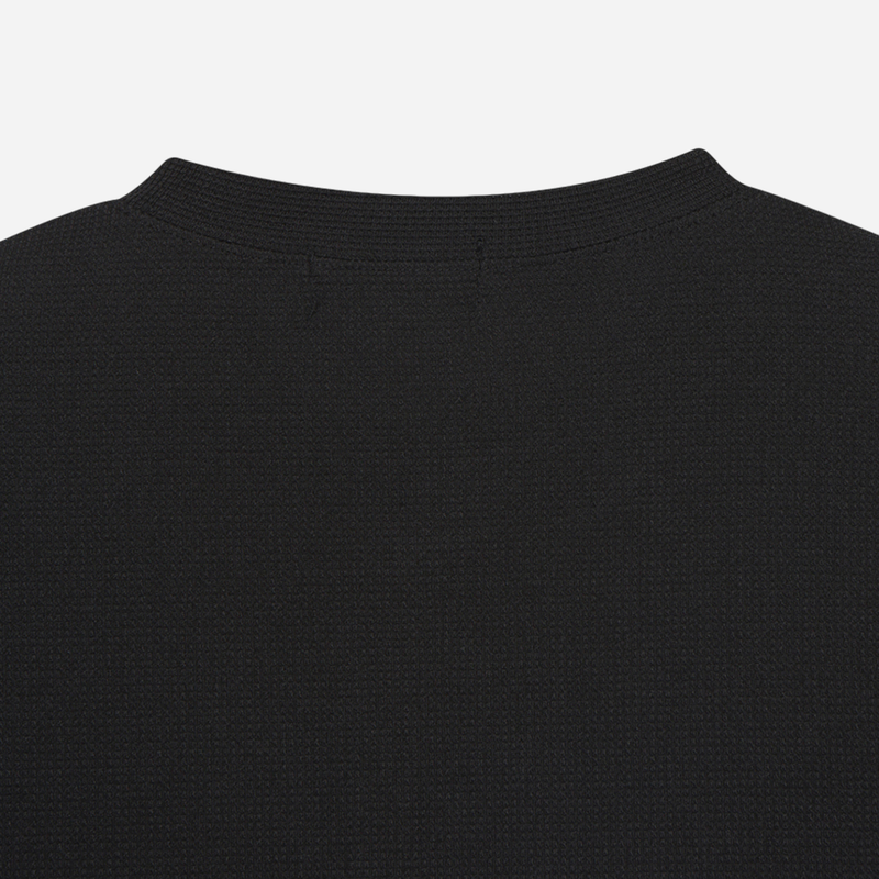 Kingdom Henley Neck Waffle Long Sleeve