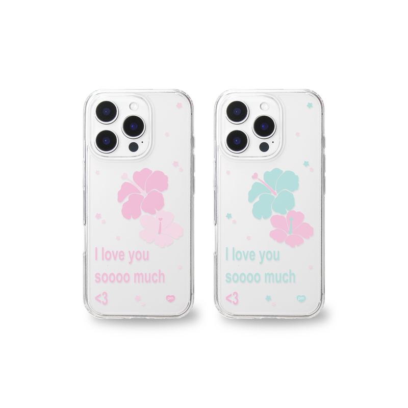 puremanito（ピュアマニト）の「ily soooo muchジェルハードスマホケース（スマホグッズ/小物）」