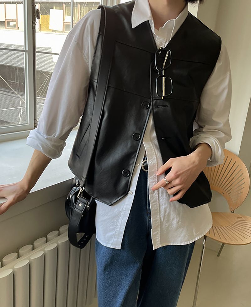 ロンドレザーベスト