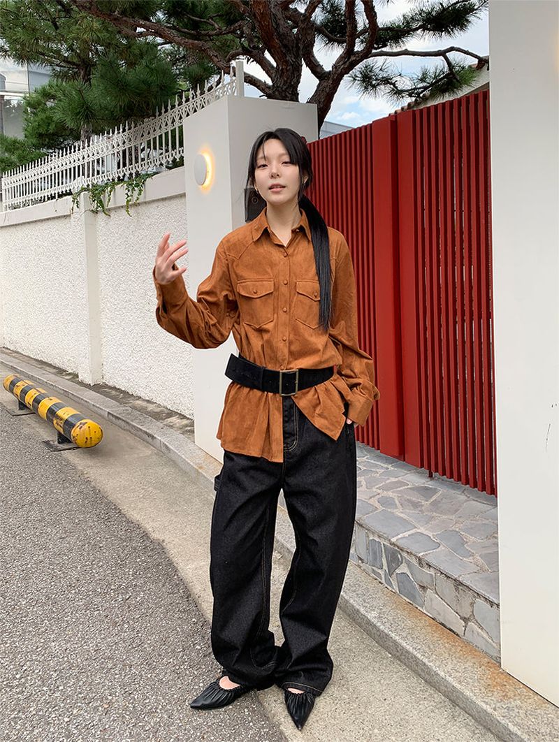 WESTERN SUEDE SHIRT (3C)