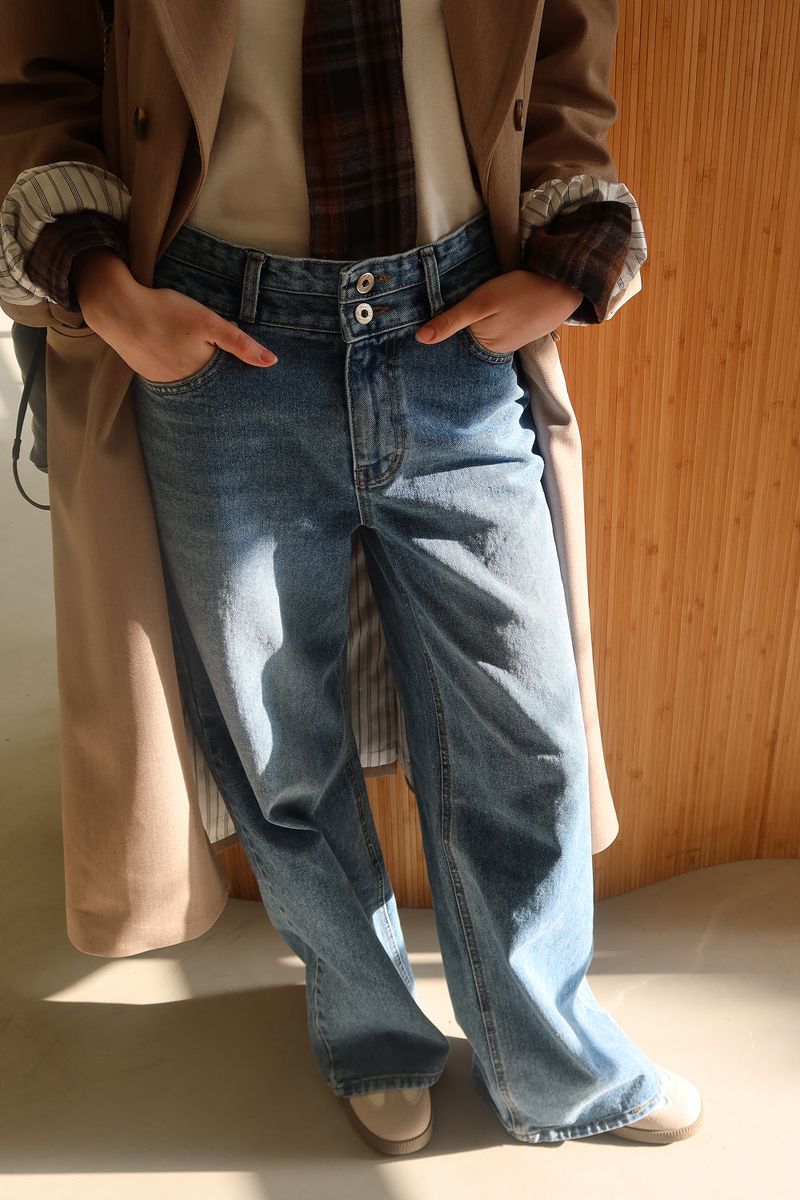 TWO-BUTTON DENIM_BLUE