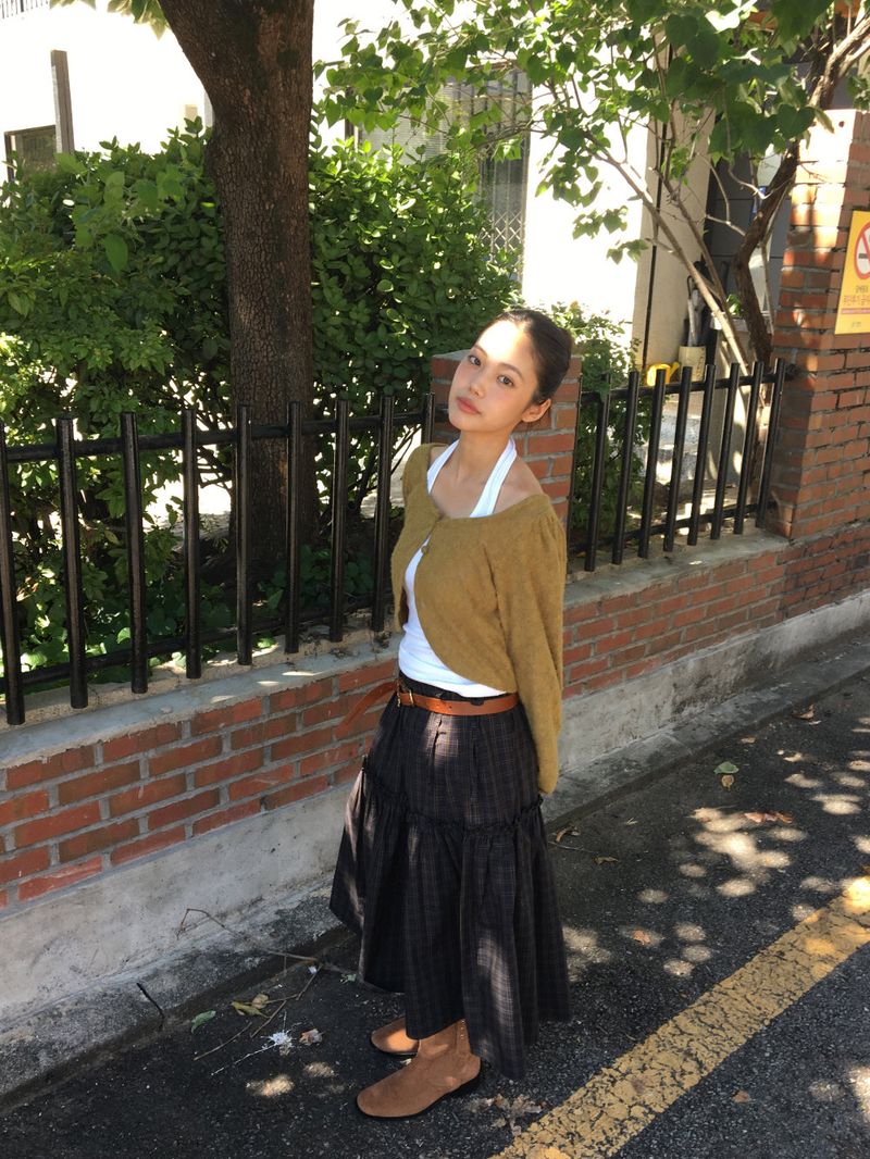 Routine Check Skirt (2color)