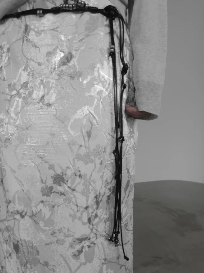 Berryon Flower Long Skirt