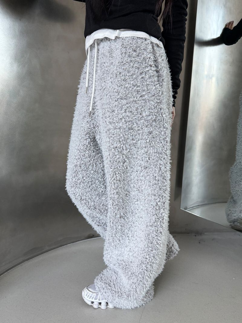 Hairy banding pants(2color)