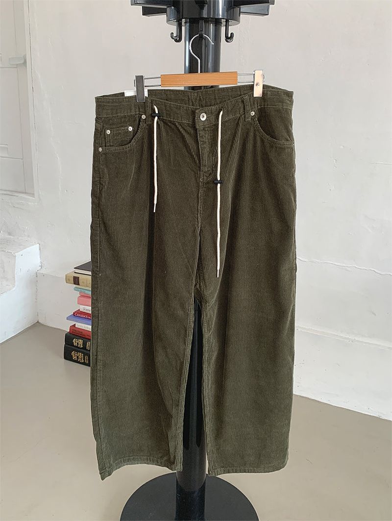 STOPPER WIDE CORDUROY PANTS (3COLOR)