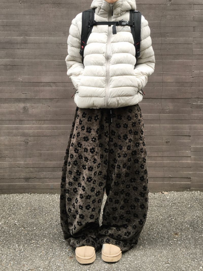 Bloom Velvet Wide Pants (2c)
