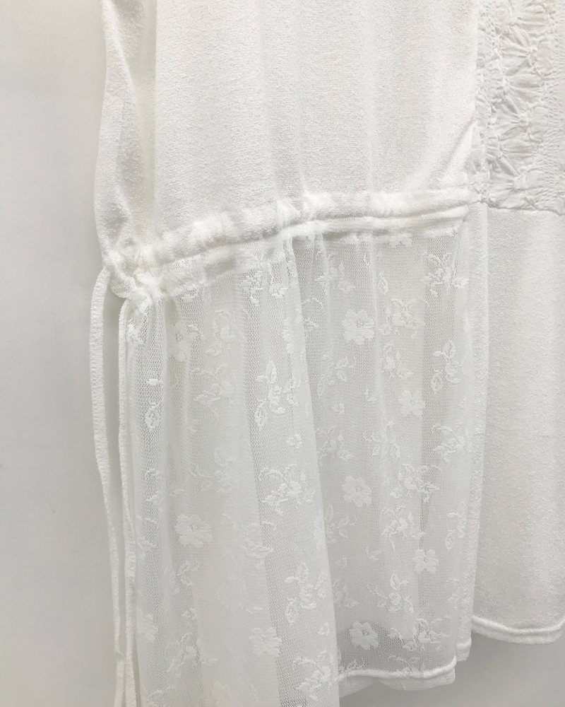 Loen Patchwork Slip Dress (2color)