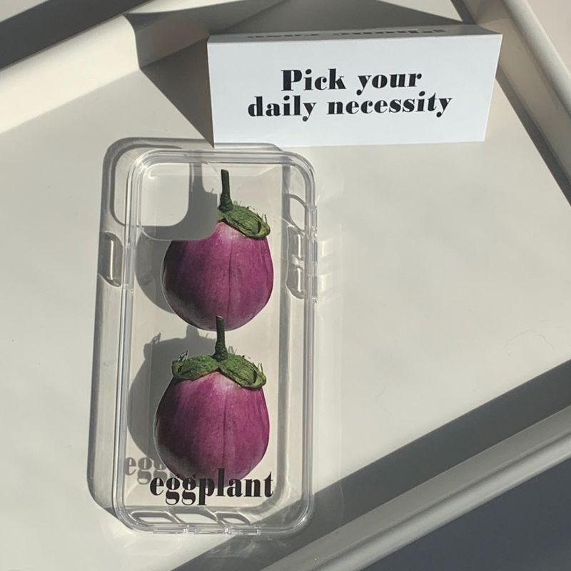EGGPLANT PHONE CASE 1 (JELLY)