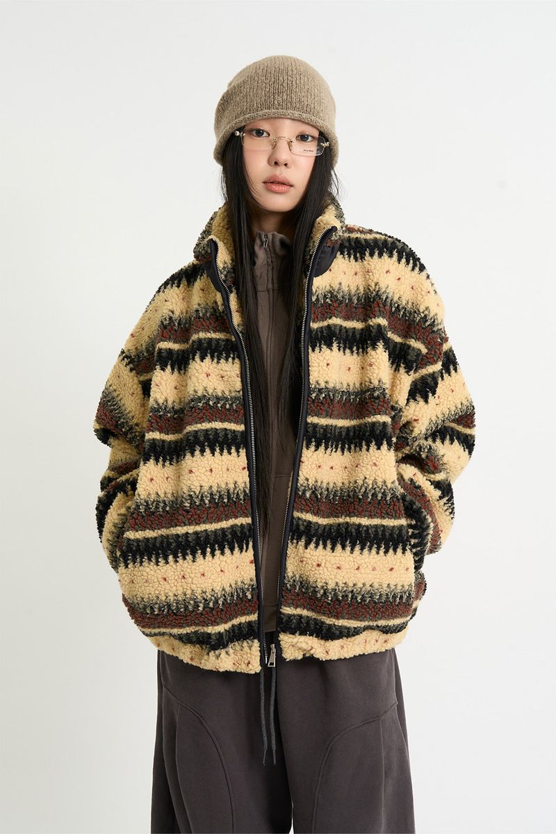 Raucohouse(ラウコハウス)の「Nord tribal dumble zip-up(Jackets/Outerwear)」