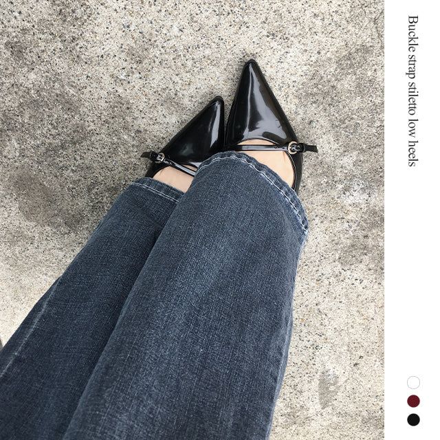 Bito Stiletto Buckle Strap Heel