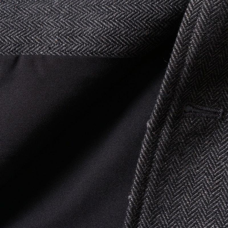 Herringbone Toggle Collar Coat