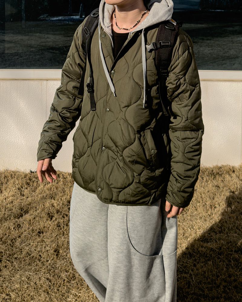 Wavon Quilted Padding Jumper