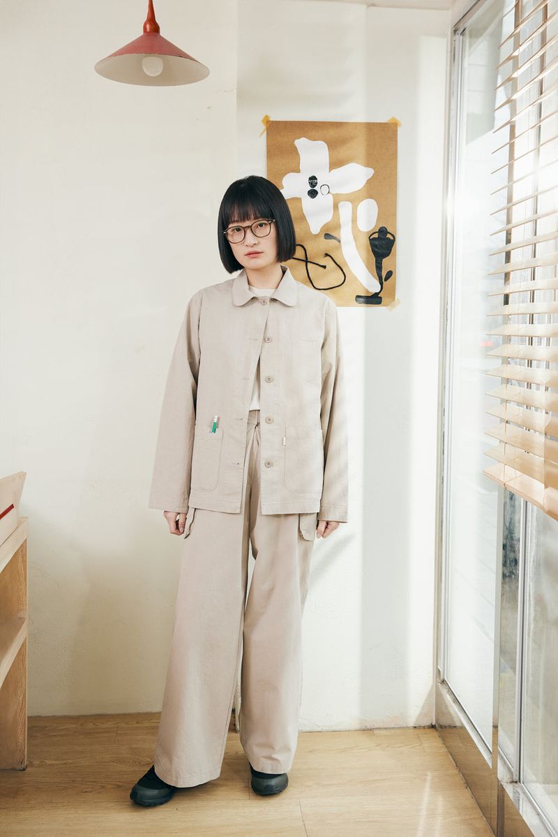 Pigment Work jacket / Beige
