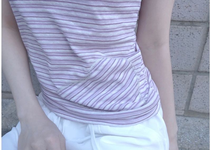 heart patch sleeveless