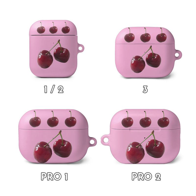 Hard Cherry Airpod Case