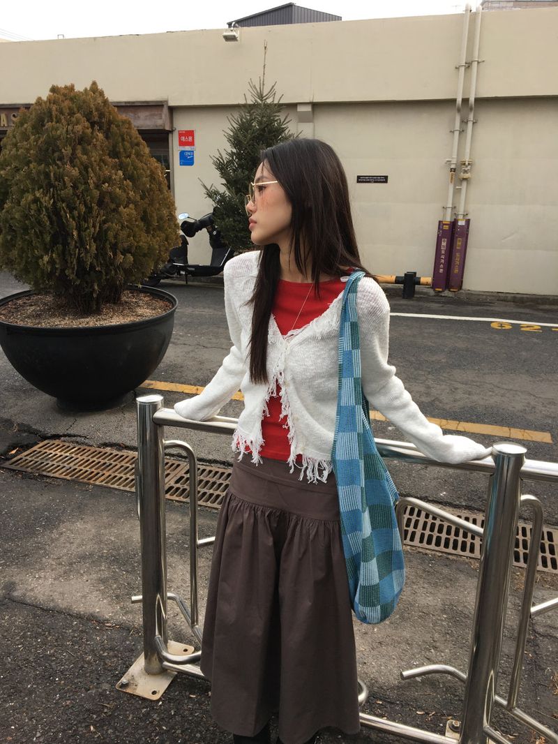 Antique Fold Skirt (3color)
