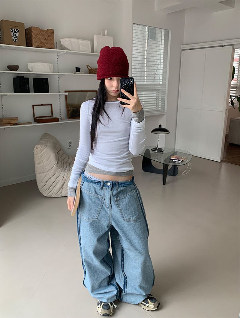 VERSO TRACK BALLOON JEANS