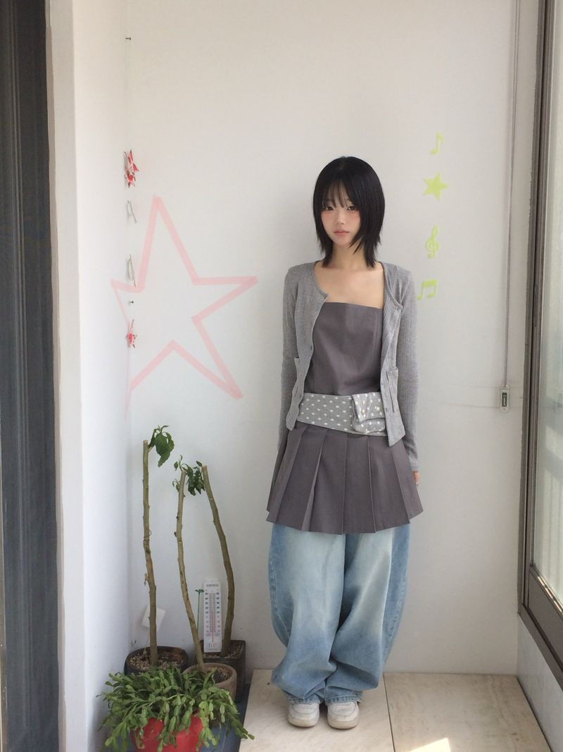 punching pocket cardigan
