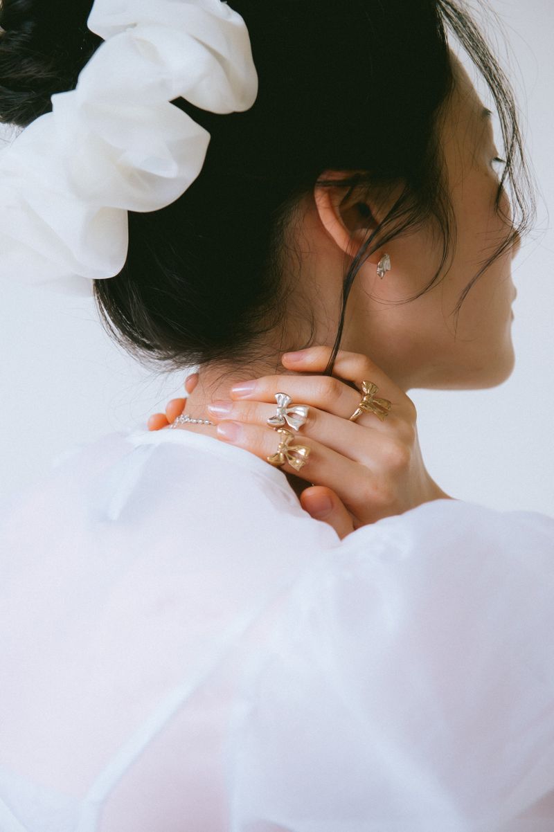 [MADE] Ribbon ring (14k gold plated)