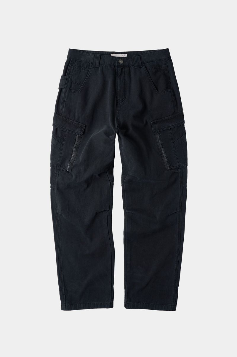 Mixed Fabric m65 Pants (Washed Black)