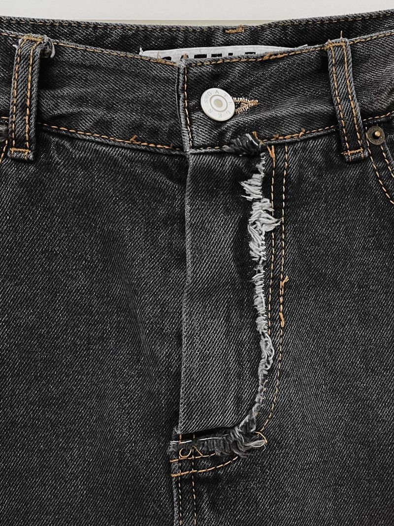 FOLD DENIM-BLACK