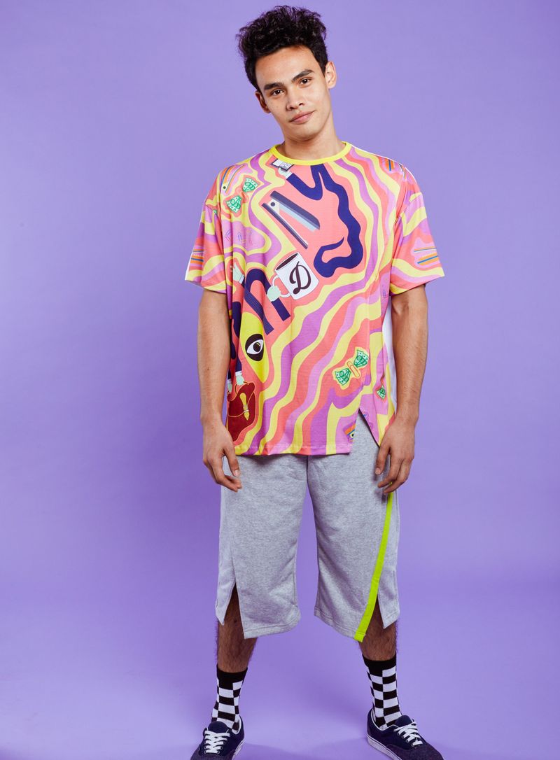 "MONDAZE"  oversize tshirt