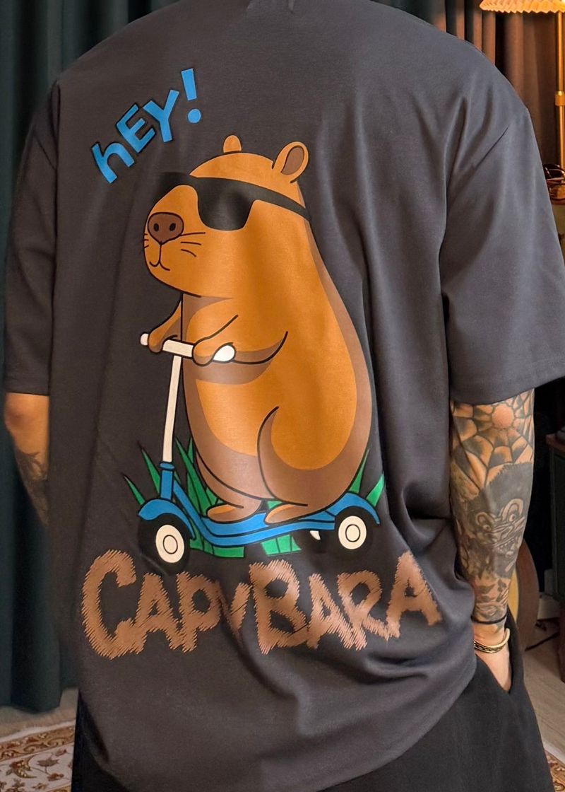 S/S カピバラオーバーサイズクールショートスリーブTシャツ