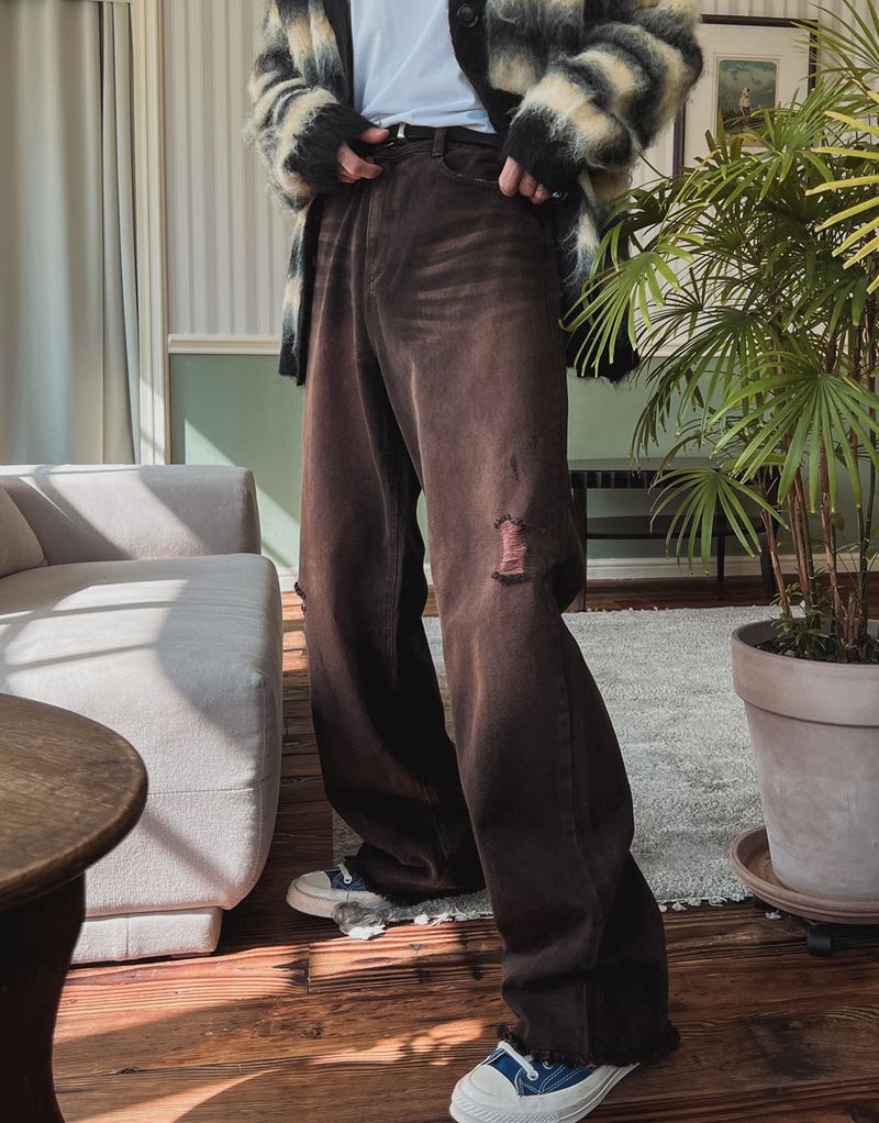 2PLAN（ツープラン）の「Blonde Damage Wide Denim（Pants）」