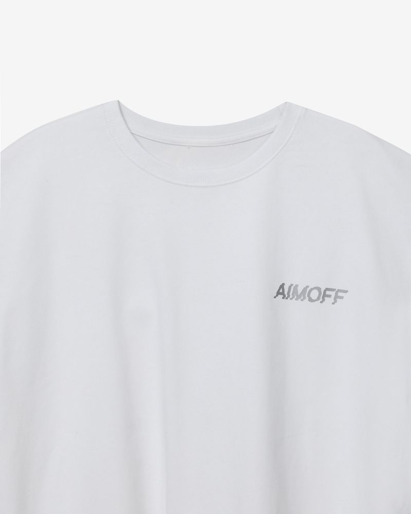 aim T-shirts [ white ]