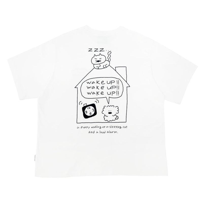 ALARMSEOUL（アラームソウル）の「HOME SWEET HOME T SHIRT_WHITE（Tops）」