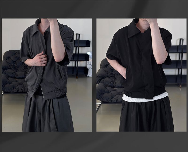 Er Minimal Half Crop Jacket
