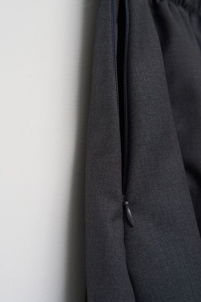 (W) Piece Unbalance Skirt