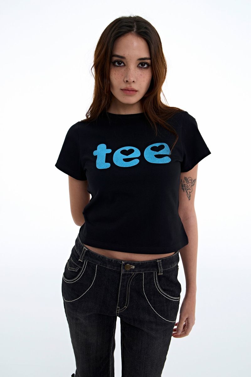 MNMPAIR（ミニマルペア）の「Heart Tee [Black]（Tops）」