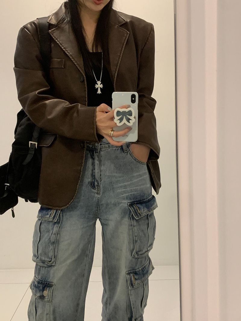 [MADE] LeToo Vintage Leather Jacket