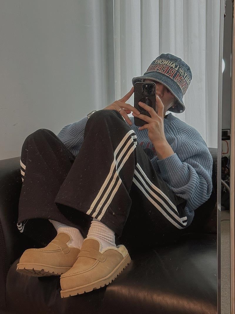 ASCLO Winter Suede Penny Mules